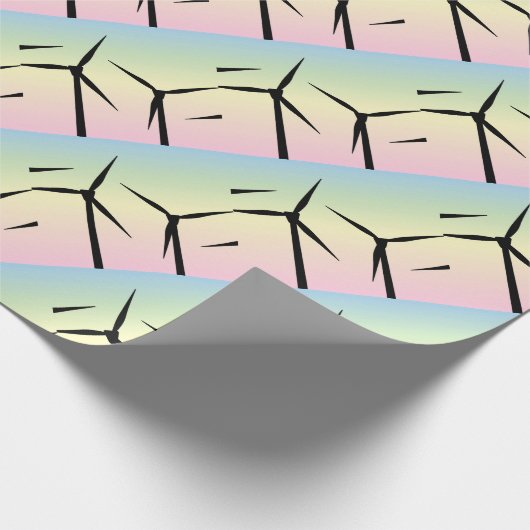 Wind Boerderij Morning Cadeaupapier (Hoek)