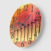 Wind Boerderijen wandklokken (Hoek)