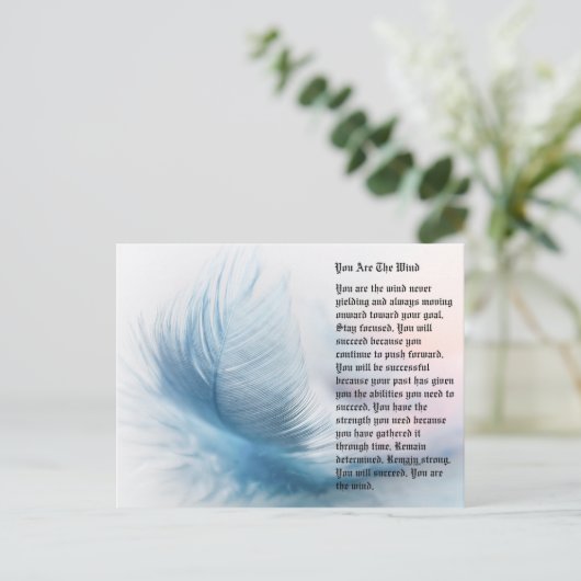 Wind Briefkaart (Staand voorkant)