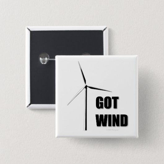 Wind - Button (Voorkant /achterkant)
