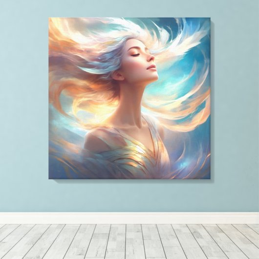 Wind Canvas Afdruk (Insitu (Houten vloer))