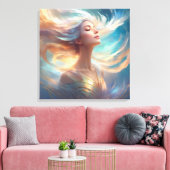 Wind Canvas Afdruk (Insitu (Woonkamer))