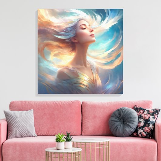 Wind Canvas Afdruk (Insitu (Woonkamer))