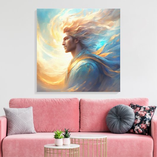 Wind Canvas Afdruk (Insitu (Woonkamer))