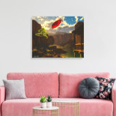 Wind Canvas Afdruk (Insitu (Woonkamer))