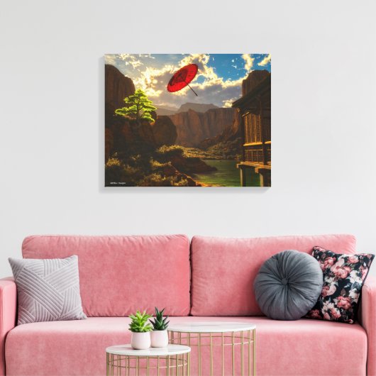 Wind Canvas Afdruk (Insitu (Woonkamer))