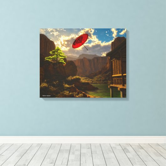 Wind Canvas Afdruk (Insitu (Houten vloer))