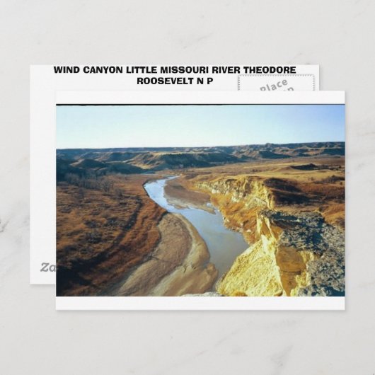 WIND CANYON BRIEFKAART (Voorkant / Achterkant)