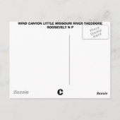 WIND CANYON BRIEFKAART (Achterkant)