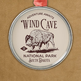 Wind Cave National Park - Hiking Lovers Gift Metalen Ornament