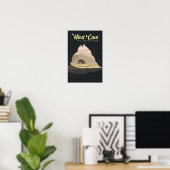 Wind Cave National Park Illustratie Reis Kunst Poster (Thuiskantoor)