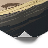 Wind Cave National Park Illustratie Reiskunst Poster (Hoek)