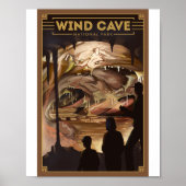 Wind Cave National Park Litho Kunstwerk Poster (Voorkant)