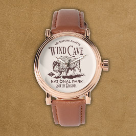 Wind Cave National Park - National Park Souvenir Horloge