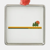 Wind Cave National Park Pine Trees Sun Metalen Ornament (Voorkant)