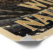 Wind Cave National Park Reisposter uit het verlede Poster (Hoek)
