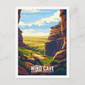 Wind Cave National Park South Dakota, Verenigde St Briefkaart (Voorkant)