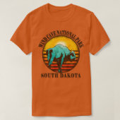 Wind Cave National Park Zuid-Dakota Wandelen Backp T-shirt (Design voorkant)