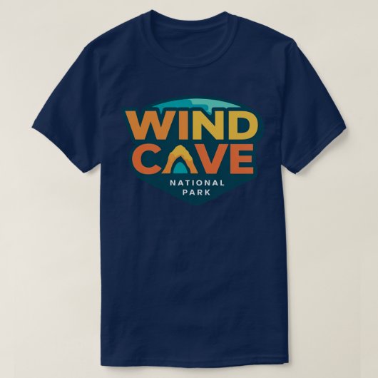 Wind Cave US Nationaal Park 1 T-shirt (Design voorkant)