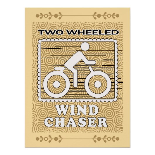 wind chaser perfect poster (Voorkant)