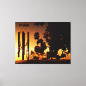 Wind Chime Golden Sunset Canvas (Voorkant)