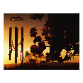 Wind chime Golden Sunset Foto Afdruk (Voorkant)