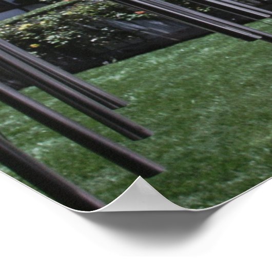 Wind Chimes op Solvang California Poster (Hoek)