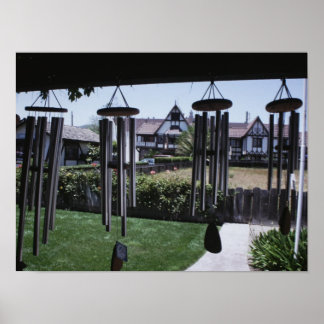 Wind Chimes op Solvang California Poster