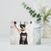 Wind Dancer Stiltwalker Briefkaart (Staand voorkant)