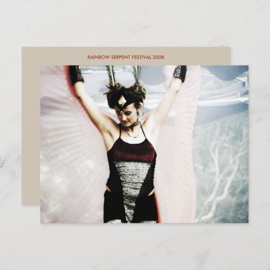 Wind Dancer Stiltwalker Briefkaart (Voorkant / Achterkant)