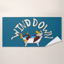 Wind Down Eagle Badhanddoek