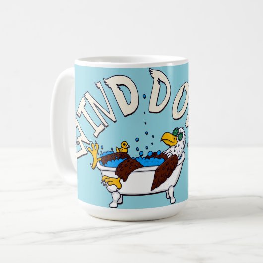 Wind Down Eagle Koffiemok (Voorkant links)