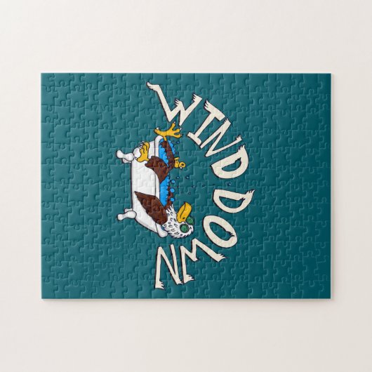 Wind Down Eagle Legpuzzel (Horizontaal)