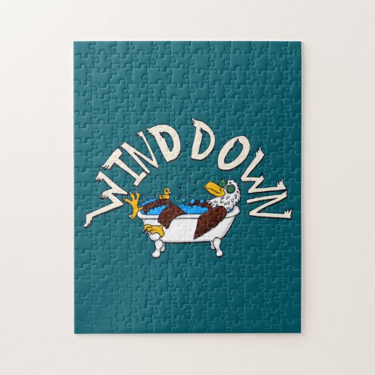 Wind Down Eagle Legpuzzel (Verticaal)