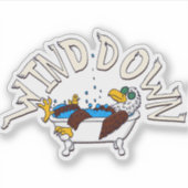 Wind Down Eagle Sticker (Voorkant)