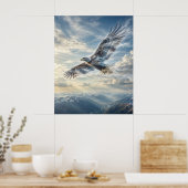 Wind Eagle Eindeloze Hemel Poster (Keuken)