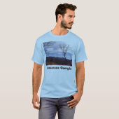 Wind en bergen, Hiawassee Georgia T-shirt (Voorkant volledig)