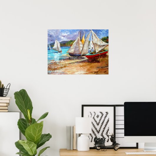 Wind en gebed poster (Thuiskantoor)