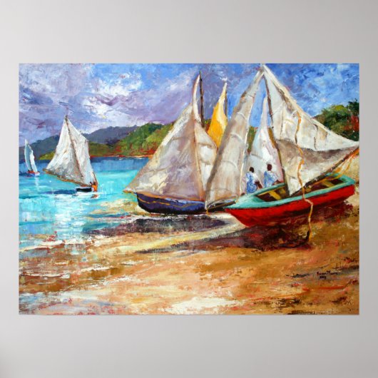 Wind en gebed poster (Voorkant)