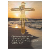 Wind en golven Obey Him Klembord (Achterkant)