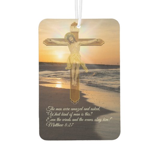 Wind en golven Obey Him Luchtverfrisser (Achterkant)