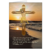 Wind en golven Obey Him Wenskaart (Voorkant)