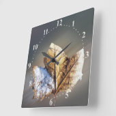 wind en sneeuw vierkante klok (Hoek)