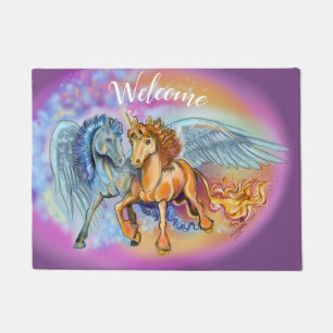 Wind en vlam, Pegasus en Unicorn Deurmat