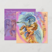 Wind- en Vlammakreel-Unicorn-uitvindingen Kaart (Voorkant / Achterkant)