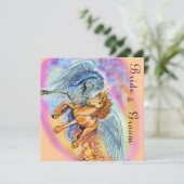 Wind- en Vlammakreel-Unicorn-uitvindingen Kaart (Staand voorkant)