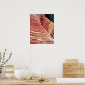 Wind en water, uitgeslikt als Navajo-zandsteen in Poster (Keuken)