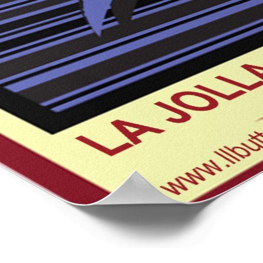 WIND EN ZEE LA JOLLA CALIFORNIA SURFBREAK POSTER (Hoek)