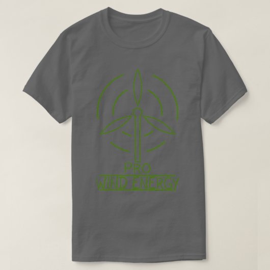Wind energy wind turbine wind power renewable ener t-shirt (Design voorkant)