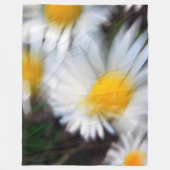 Wind geblazen Daisies Fleece Blanket Deken (Voorkant)